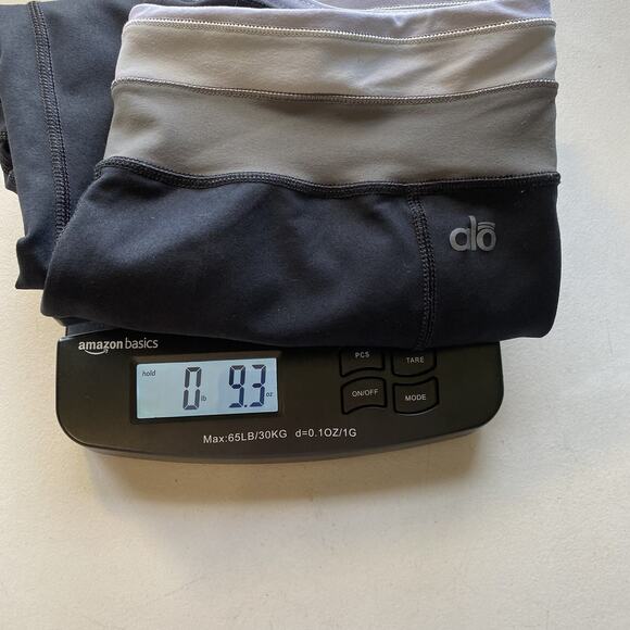 Alo Yoga Leggings Womens Medium Black Cool Fit Cropped Wide Leg Reversible Pants - Picture 11 of 11